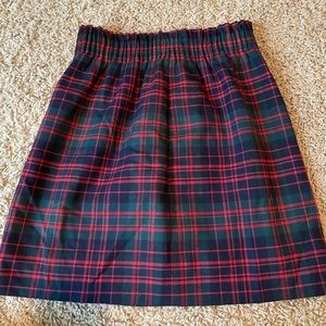 JCREW NWOT Plaid sidewalk skirt!